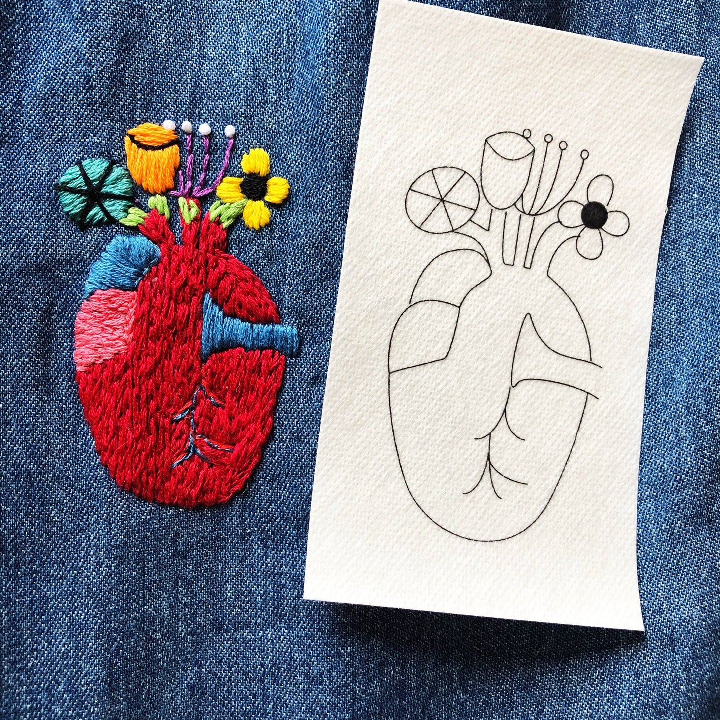 Hands and Hearts Embroidery Patterns