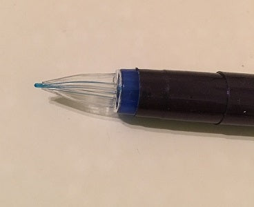 Kanda Water-Erasable Extra-Fine-Point Blue Pen "CHACOPA"