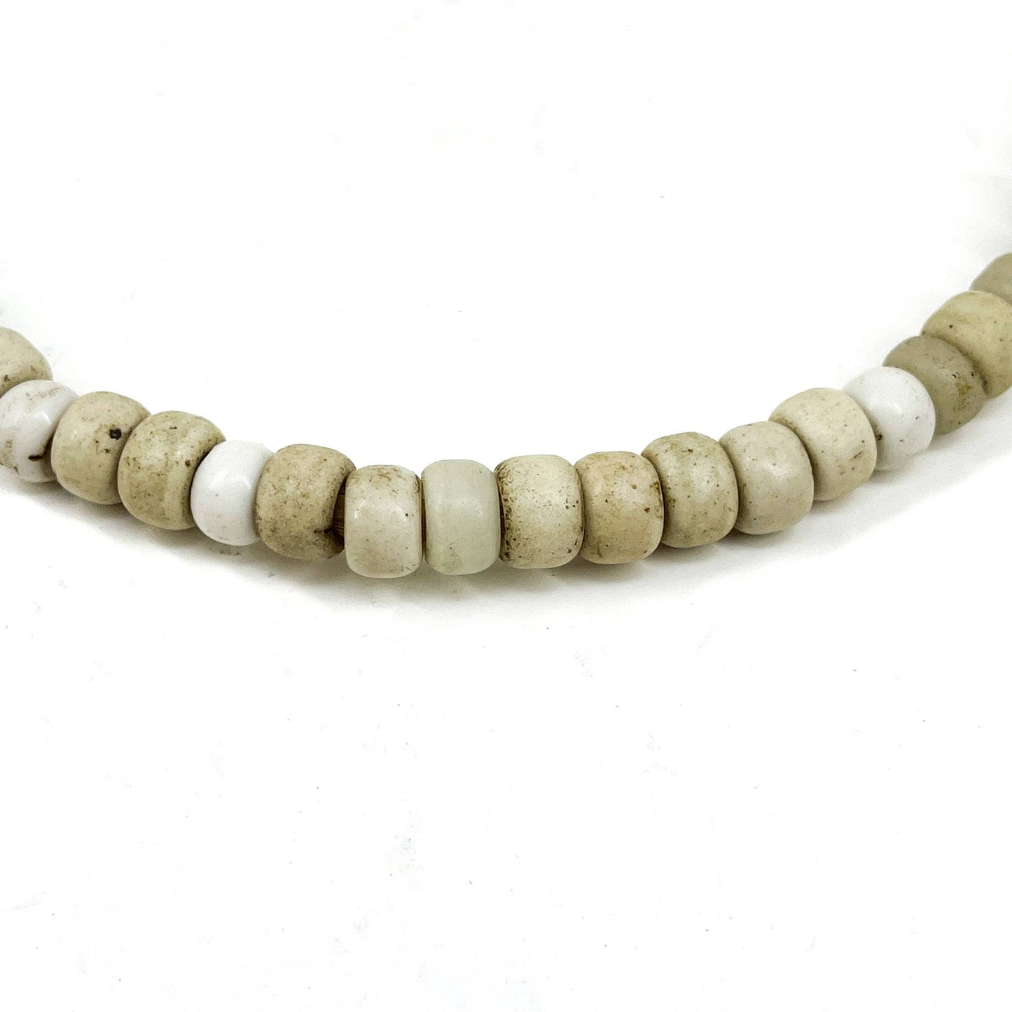 White Padre Bohemian Trade Beads