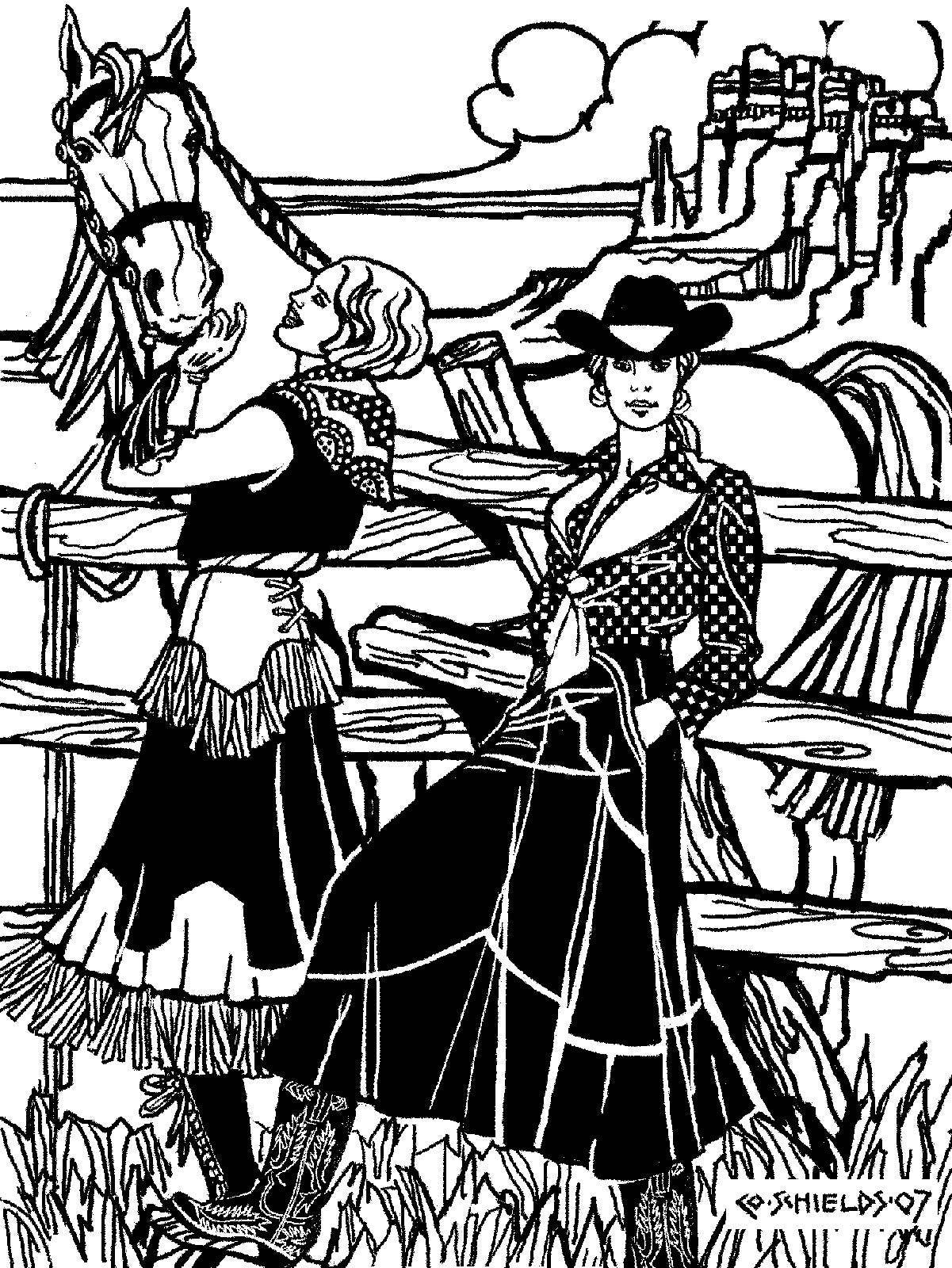 243 Rodeo Cowgirl Skirt - Sewing Pattern