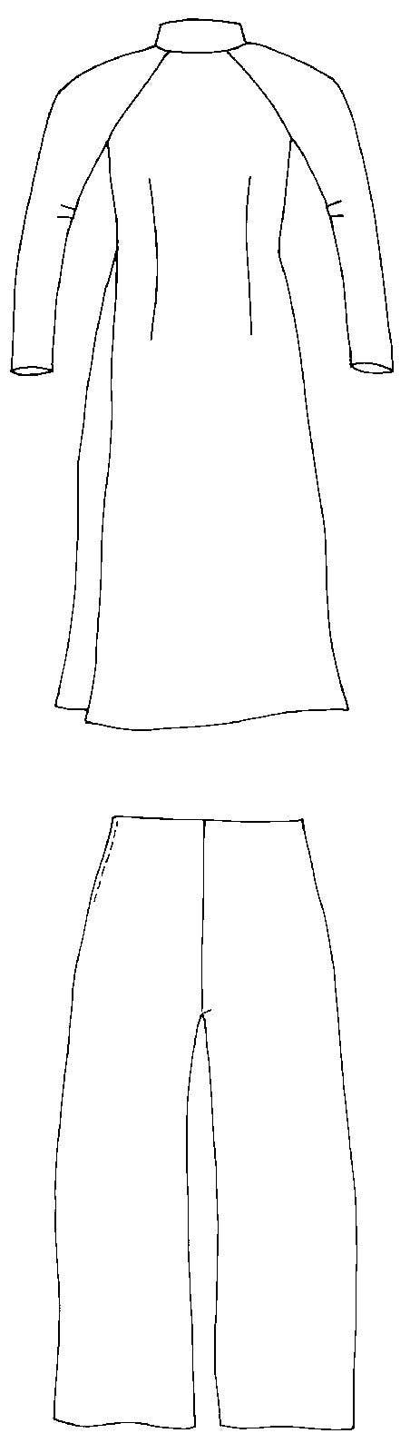 139 Vietnamese Ao Dai - Sewing Pattern